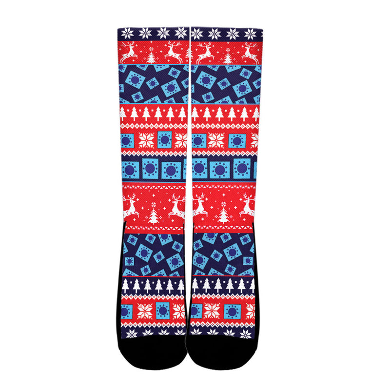 Luffy Wano Arc Christmas Ugly Socks NTT0108