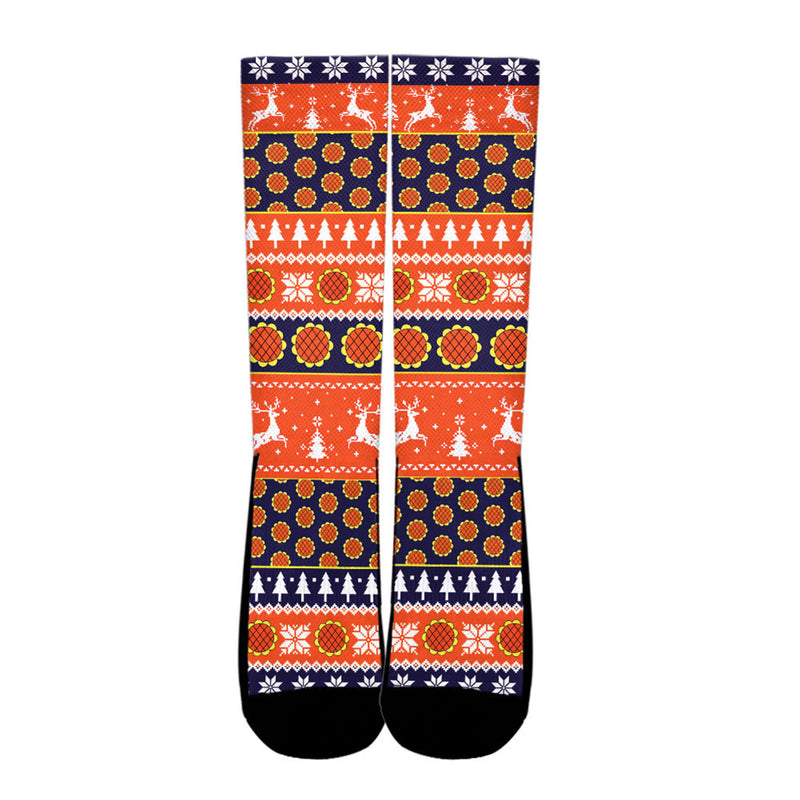 Luffy Dressrosa Arc Christmas Ugly Socks NTT0108