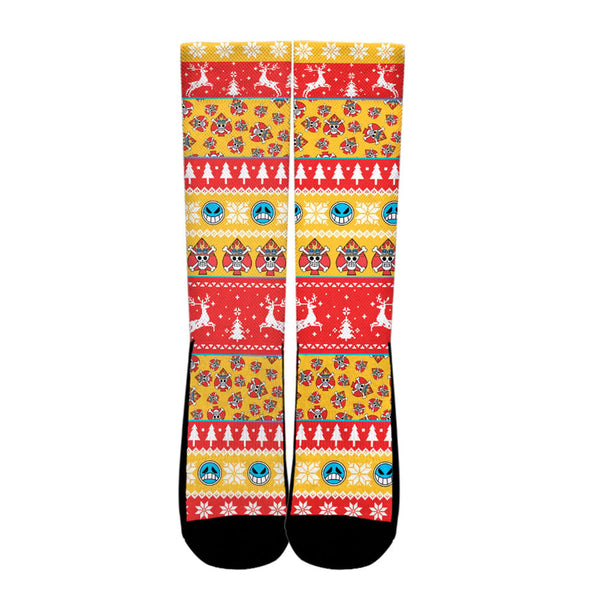 Portgas D. Ace Christmas Ugly Socks NTT0108