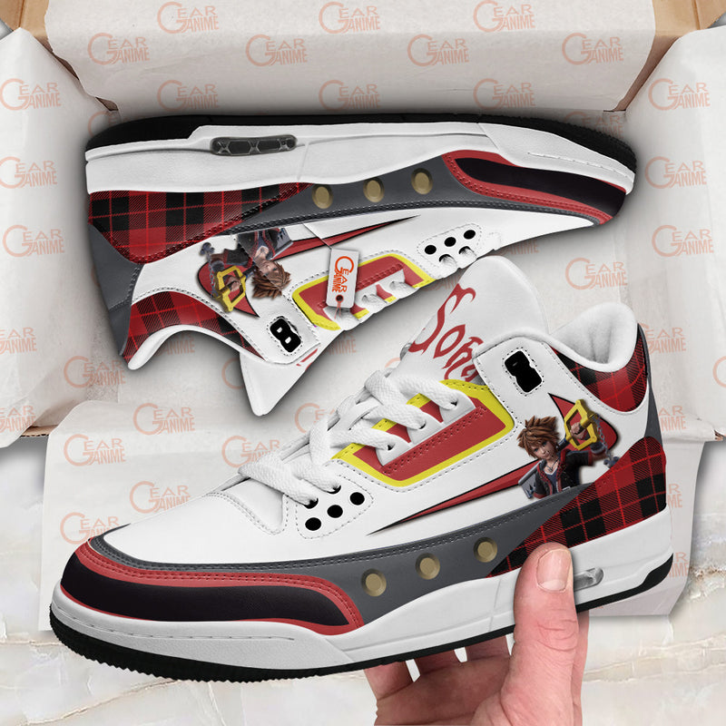 Sora J3 Sneakers Custom Anime