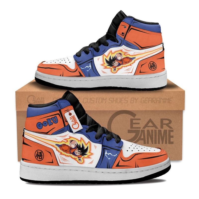 Goku Kids J1 Sneakers Anime Personalized