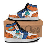 Goku Blue Kids J1 Sneakers Anime Personalized