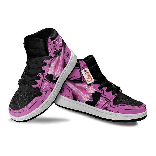 Goku Black Rose Kids J1 Sneakers Anime Personalized