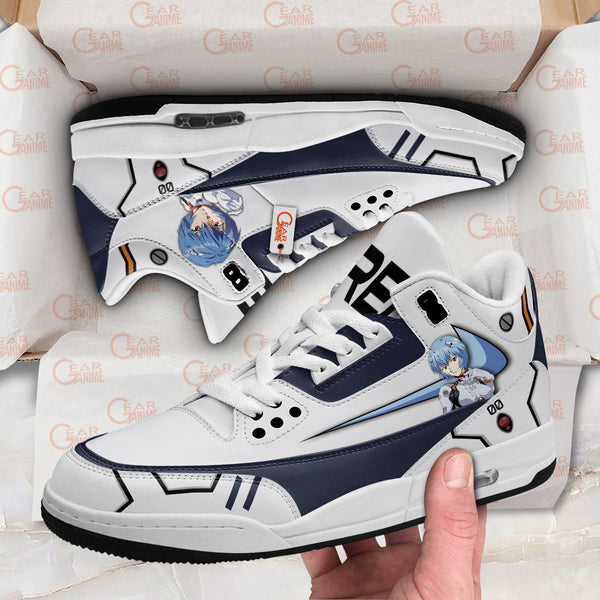 Rei Ayanami Sneakers J3 Anime Shoes