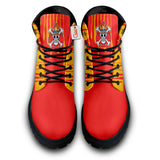 Portgas D. Ace Boots Anime Shoes Symbol Style