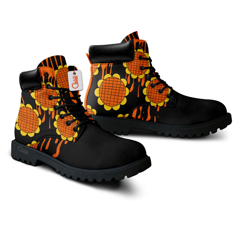 Luffy Dressrosa Arc Boots Anime Shoes Symbol Style