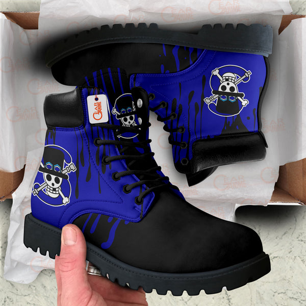 Sabo Boots Anime Shoes Symbol Style