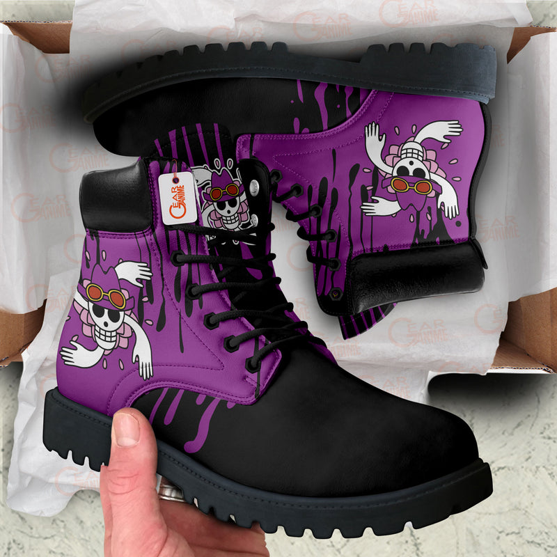 Nico Robin Boots Anime Shoes Symbol Style