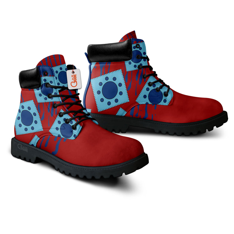 Luffy Wano Arc Boots Anime Shoes Symbol Style