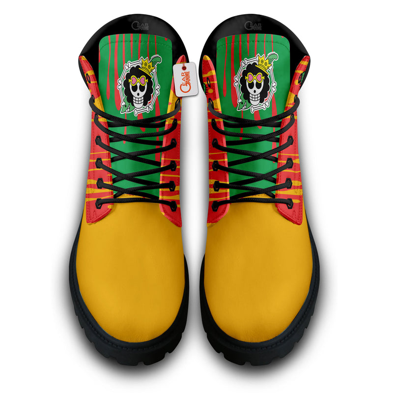 Brook Boots Anime Shoes Symbol Style