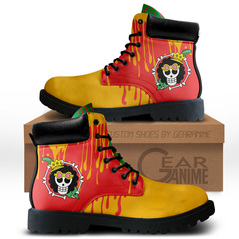 Brook Boots Anime Shoes Symbol Style