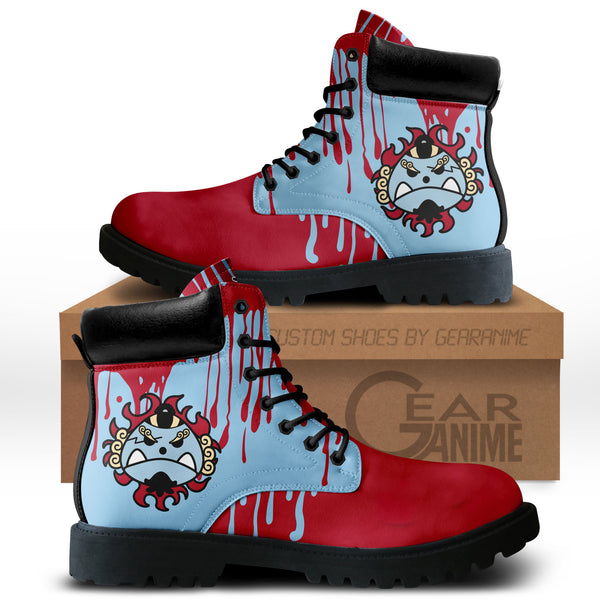 Jinbe Boots Anime Shoes Symbol Style