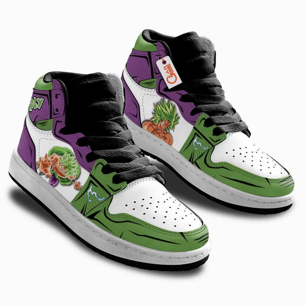 Broly Kids J1 Sneakers Anime Personalized