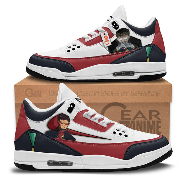 Ikari Gendo Sneakers J3 Anime Shoes