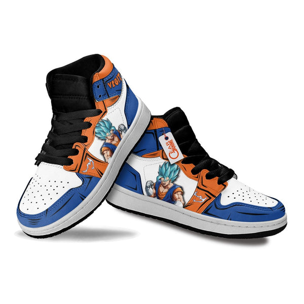 Vegito Kids J1 Sneakers Anime Personalized