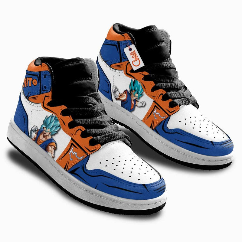 Vegito Kids J1 Sneakers Anime Personalized