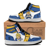 Vegeta Super Saiyan Kids J1 Sneakers Anime Personalized