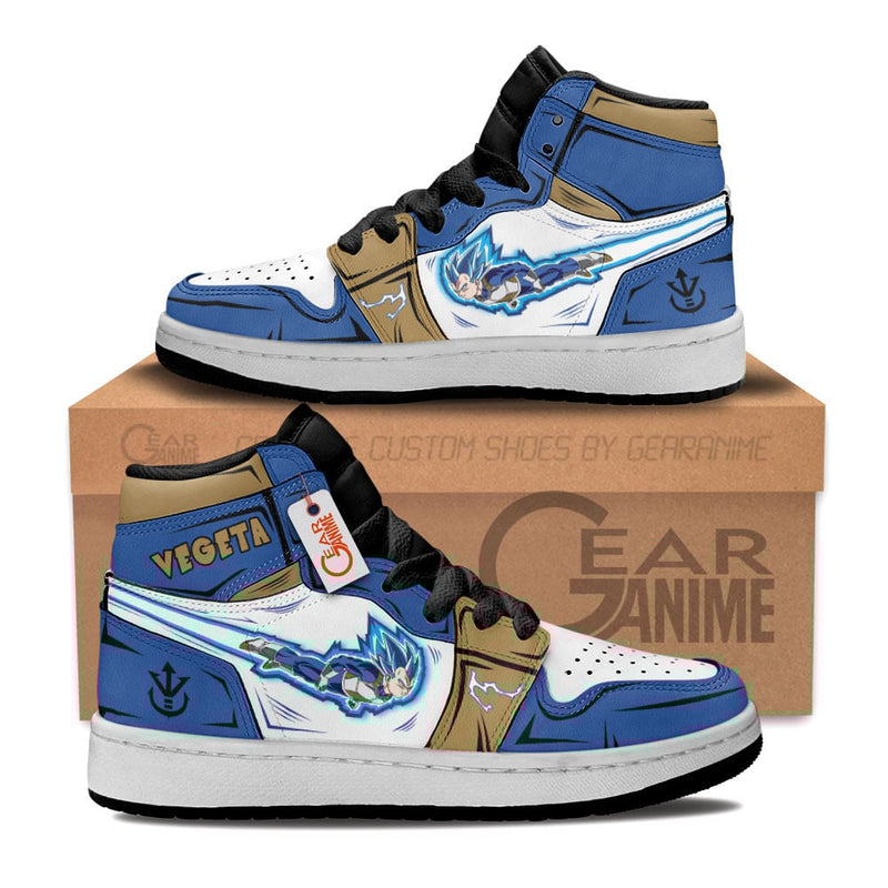 Vegeta Kids J1 Sneakers Anime Personalized