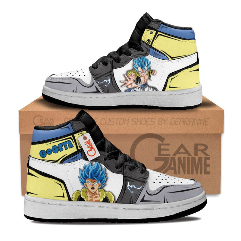 Gogeta Kids J1 Sneakers Anime Personalized