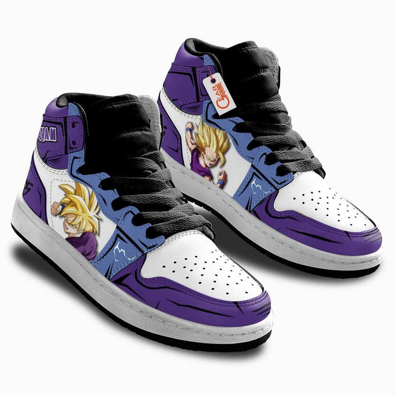 Gohan Super Saiyan Kids J1 Sneakers Anime Personalized