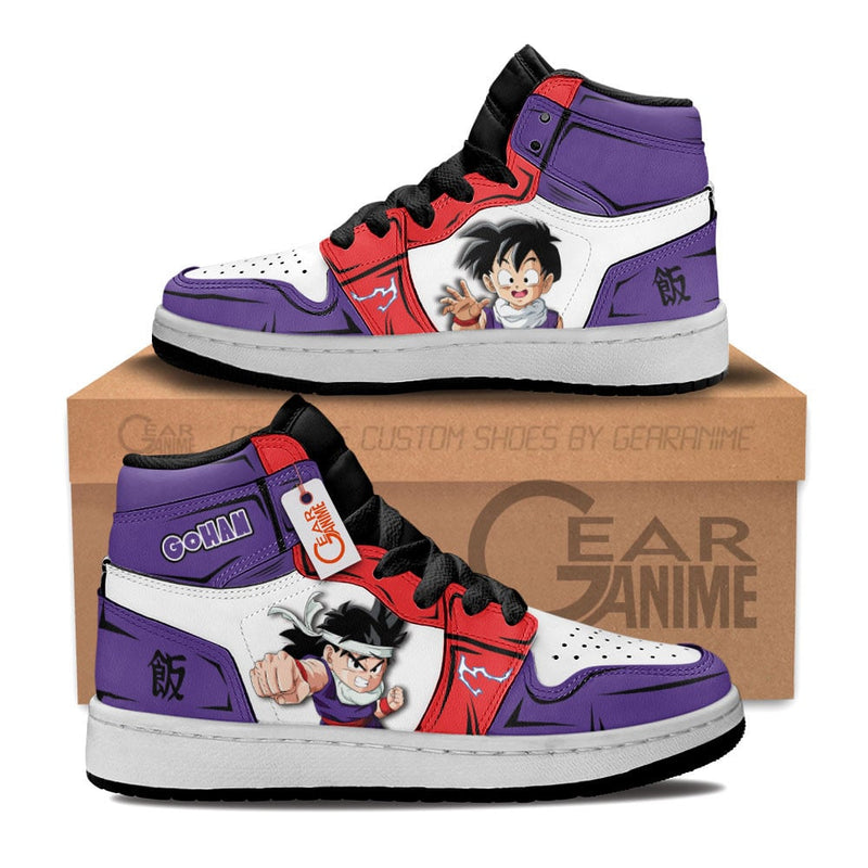 Gohan Kids J1 Sneakers Anime Personalized