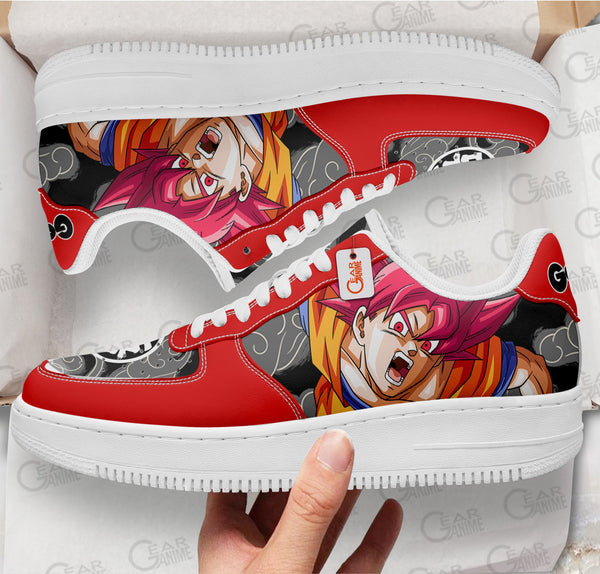 Goku Super Saiyan God Shoes Anime Air Sneakers