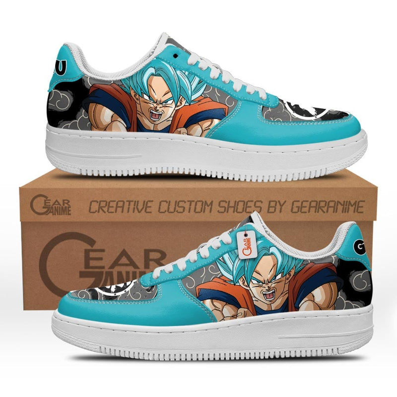 Goku Super Saiyan Blue Shoes Anime Air Sneakers