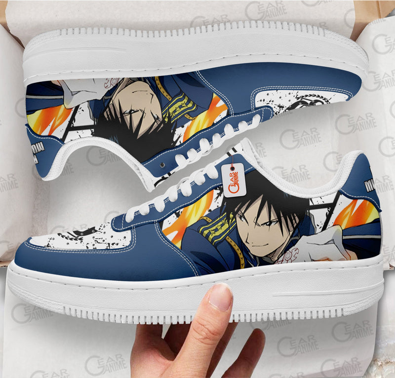 Roy Mustang Shoes Anime Air Sneakers