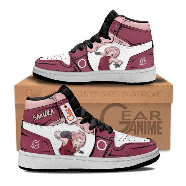 Haruno Sakura Kids J1 Sneakers Anime Personalized