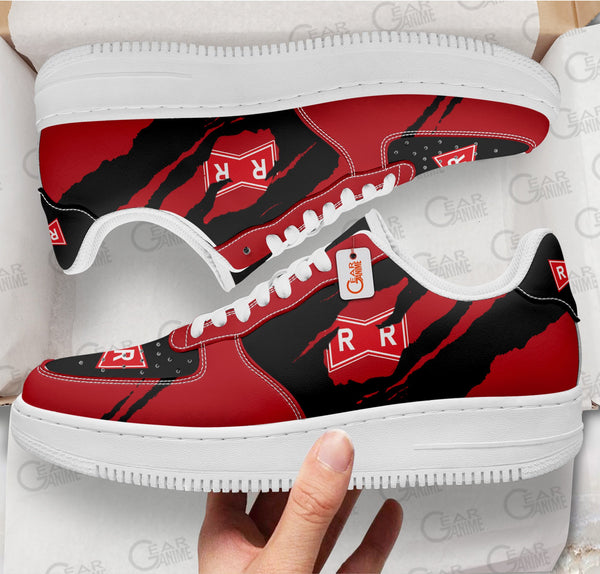 Red Ribbon Army Symbol Shoes Anime Air Sneakers