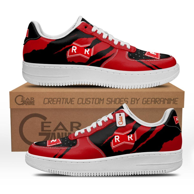 Red Ribbon Army Symbol Shoes Anime Air Sneakers