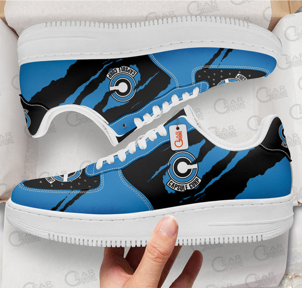 Capsule Corp Symbol Shoes Anime Air Sneakers