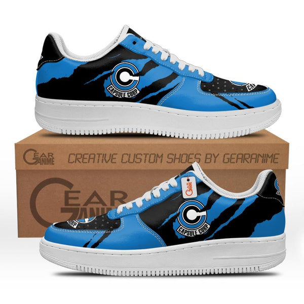 Capsule Corp Symbol Shoes Anime Air Sneakers