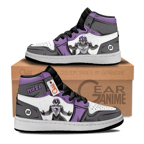 Black Frieza Kids J1 Sneakers Anime Personalized