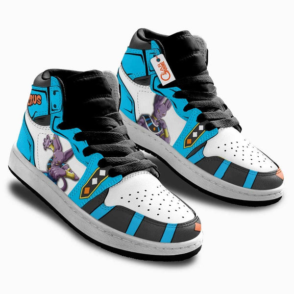 Beerus Kids J1 Sneakers Anime Personalized