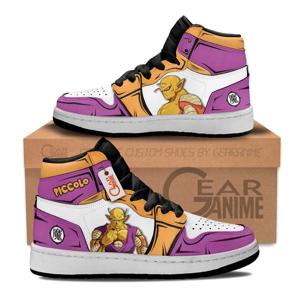 Orange Piccolo Kids J1 Sneakers Anime Personalized