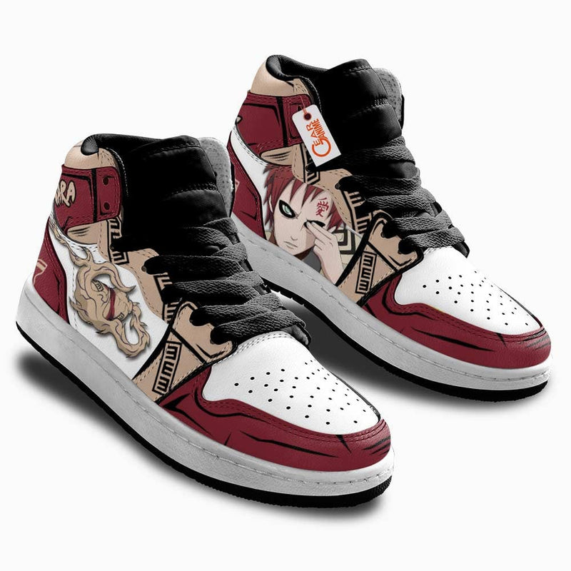 Gaara Kids Shoes Personalized Anime Sneakers