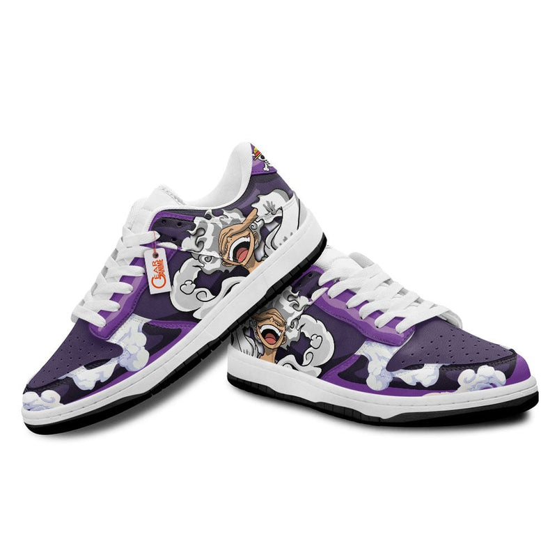 Luffy Gear 5th SB Sneakers Custom One Piece Anime Shoes