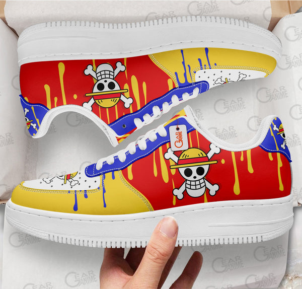 Monkey D. Luffy Symbol Shoes Anime Air Sneakers