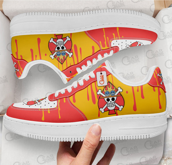 Portgas D. Ace Symbol Shoes Anime Air Sneakers