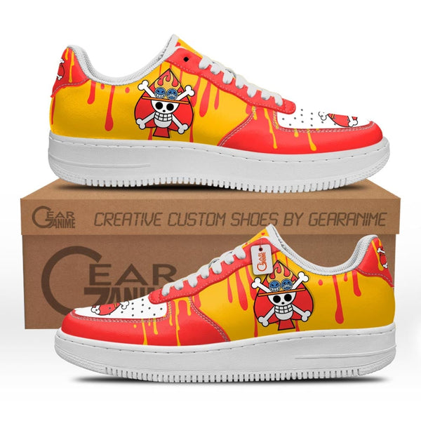 Portgas D. Ace Symbol Shoes Anime Air Sneakers