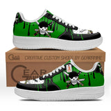 Zoro Roronoa Symbol Shoes Anime Air Sneakers