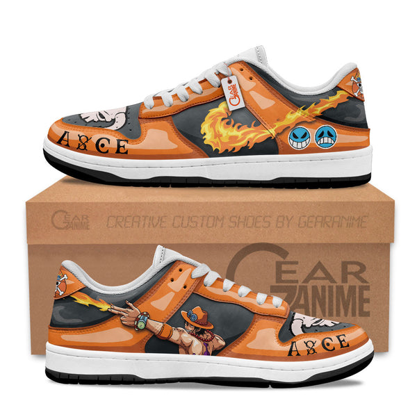 Portgas D. Ace SB Sneakers Anime Shoes