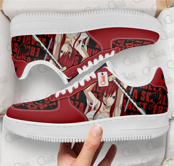 Erza Scarlet Shoes Anime Air Sneakers