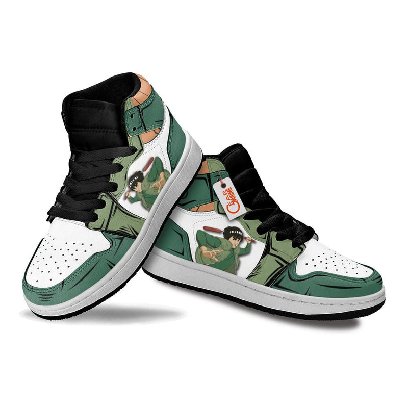 Might Guy Kids Shoes Personalized Anime Sneakers