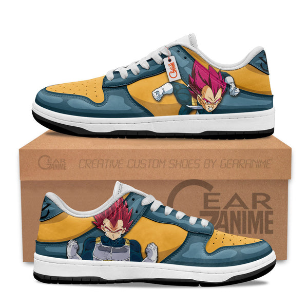 Vegeta SSJ God Red SB Sneakers Anime Shoes