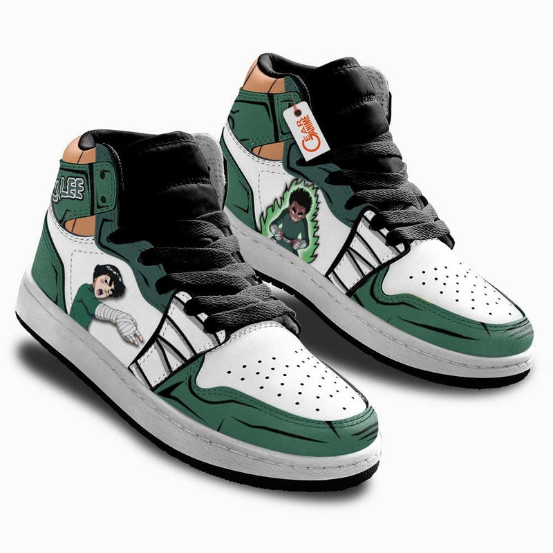 Rock Lee Kids Shoes Personalized Anime Sneakers