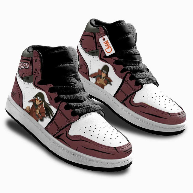 Senju Hashirama Kids Shoes Personalized Anime Sneakers