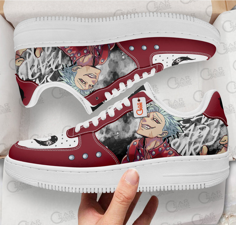 Ban Fox's Sin of Greed Shoes Anime Air Sneakers