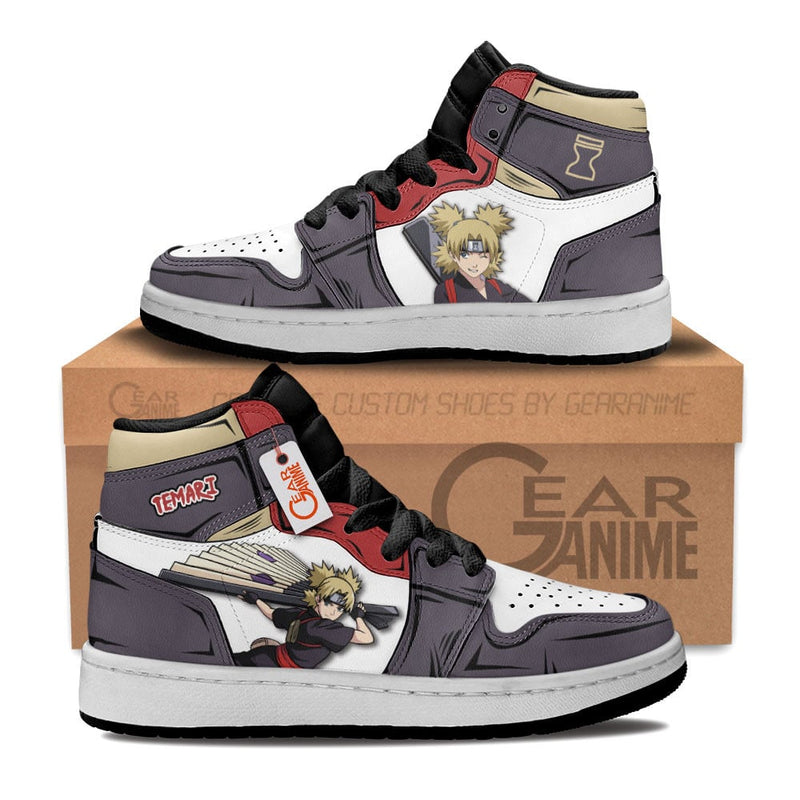 Temari Kids Shoes Personalized Anime Sneakers